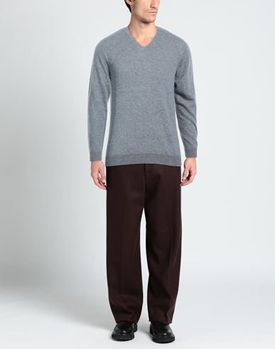 Alpha Studio Man Sweater Light blue Size 38 Viscose, Nylon, Wool, Cashmere, Polyester
