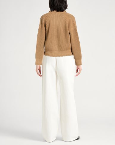Woman Cardigan Camel Size 8 Wool