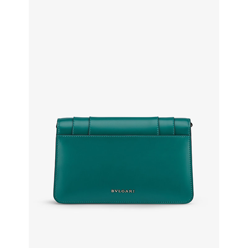 Womens Green Serpenti Forever Leather Cross-body bag 