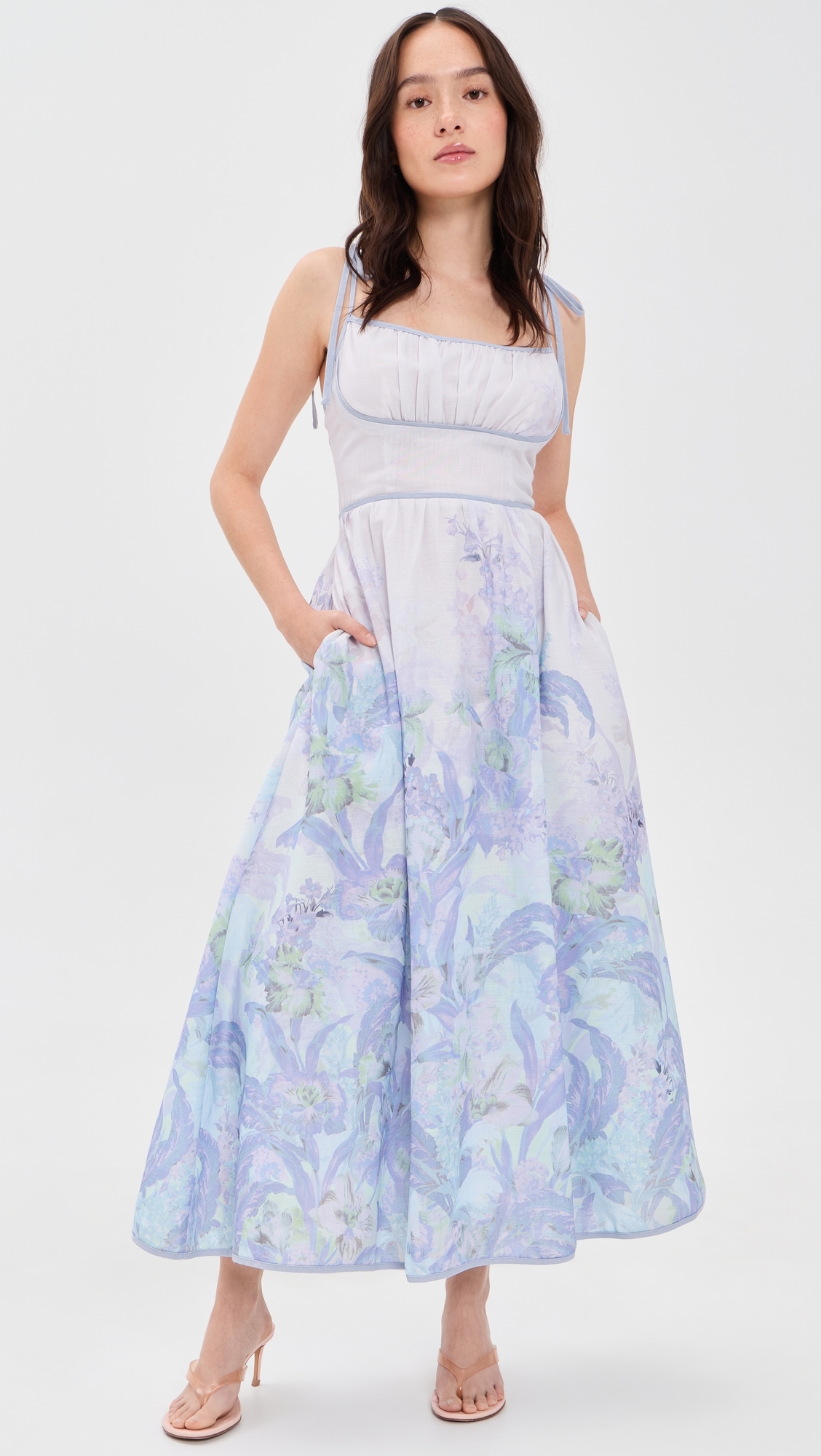 Dayana Dress Purple Floral