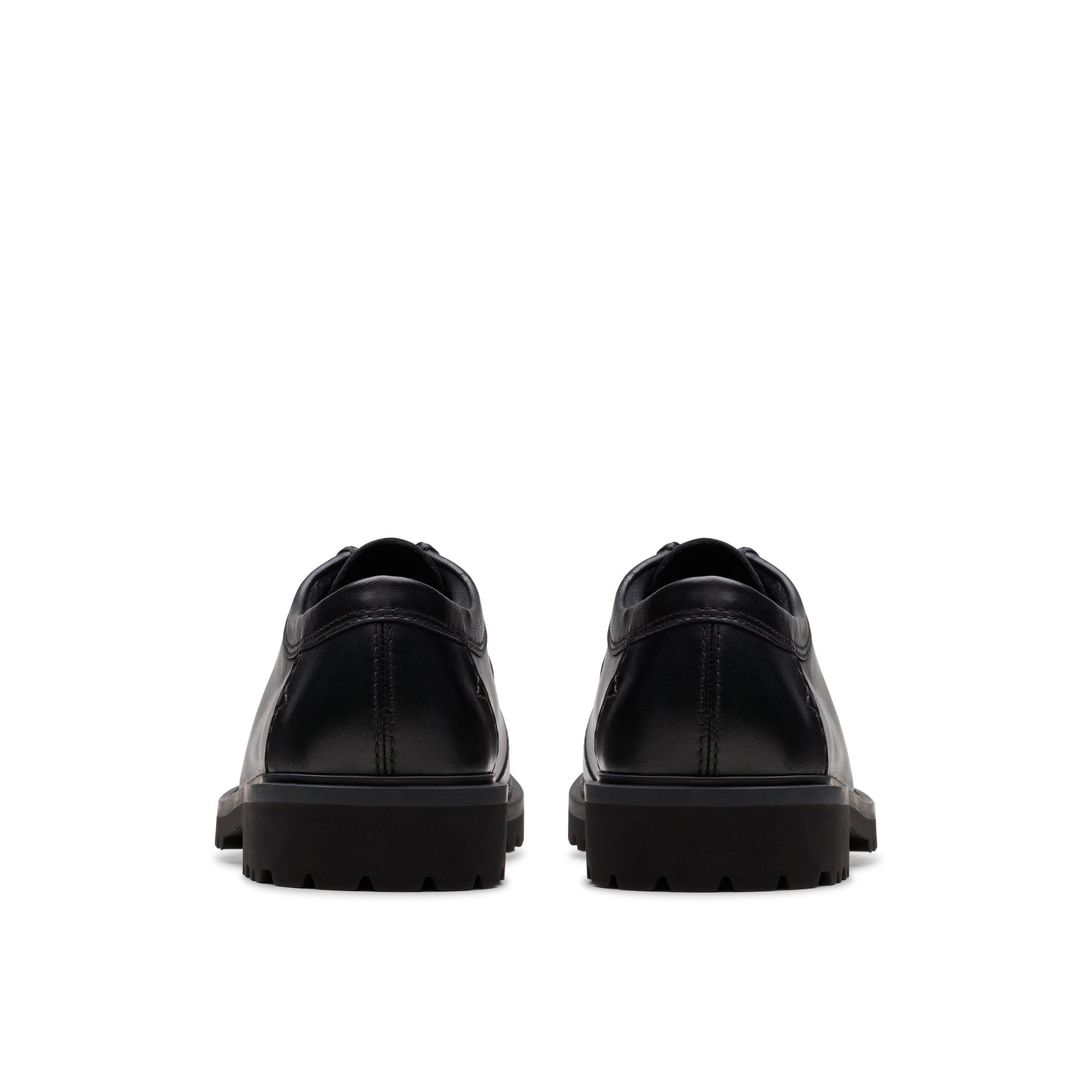 Clarks Men's Berwick Seam Black Leather Lace Up | : 10/Standard Fit