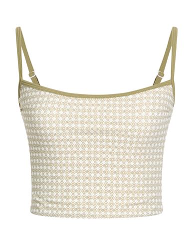 Woman Top Military green Size M Recycled polyacrylic, Elastane