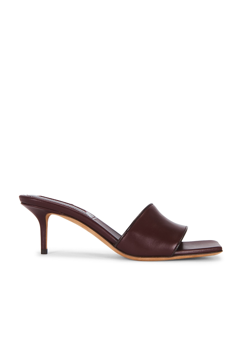 Emme Parsons Stasera Sandal in Bordeaux Kidskin - Burgundy. 35 also , 37, 38, 39