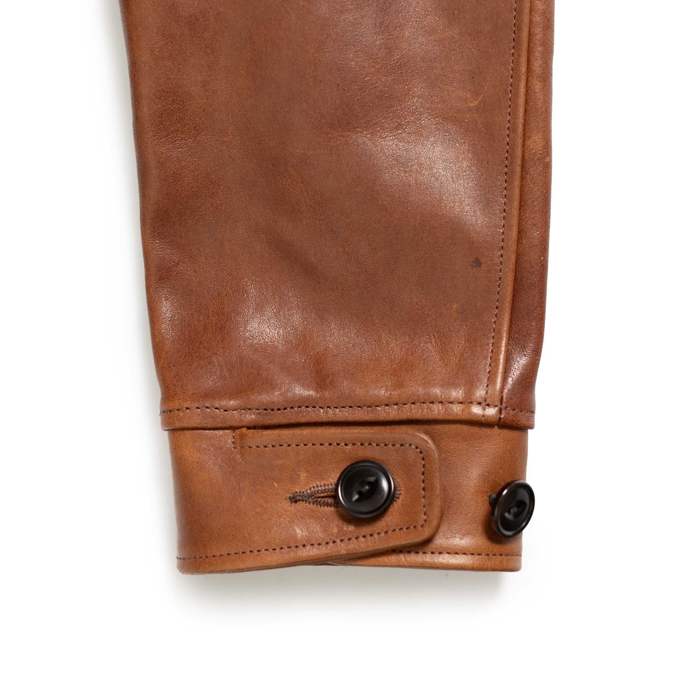 S 'Joseph' Horsehide Leather Jacket Brown