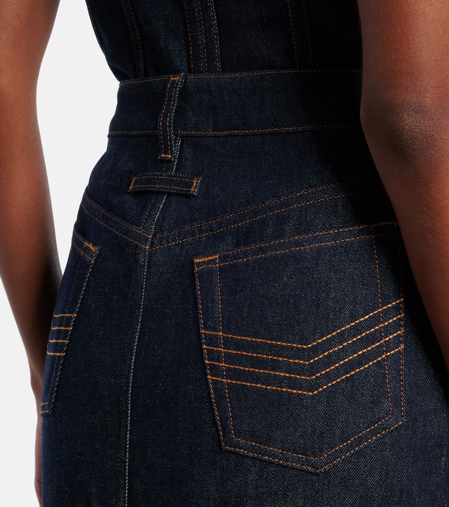 Denim miniskirt