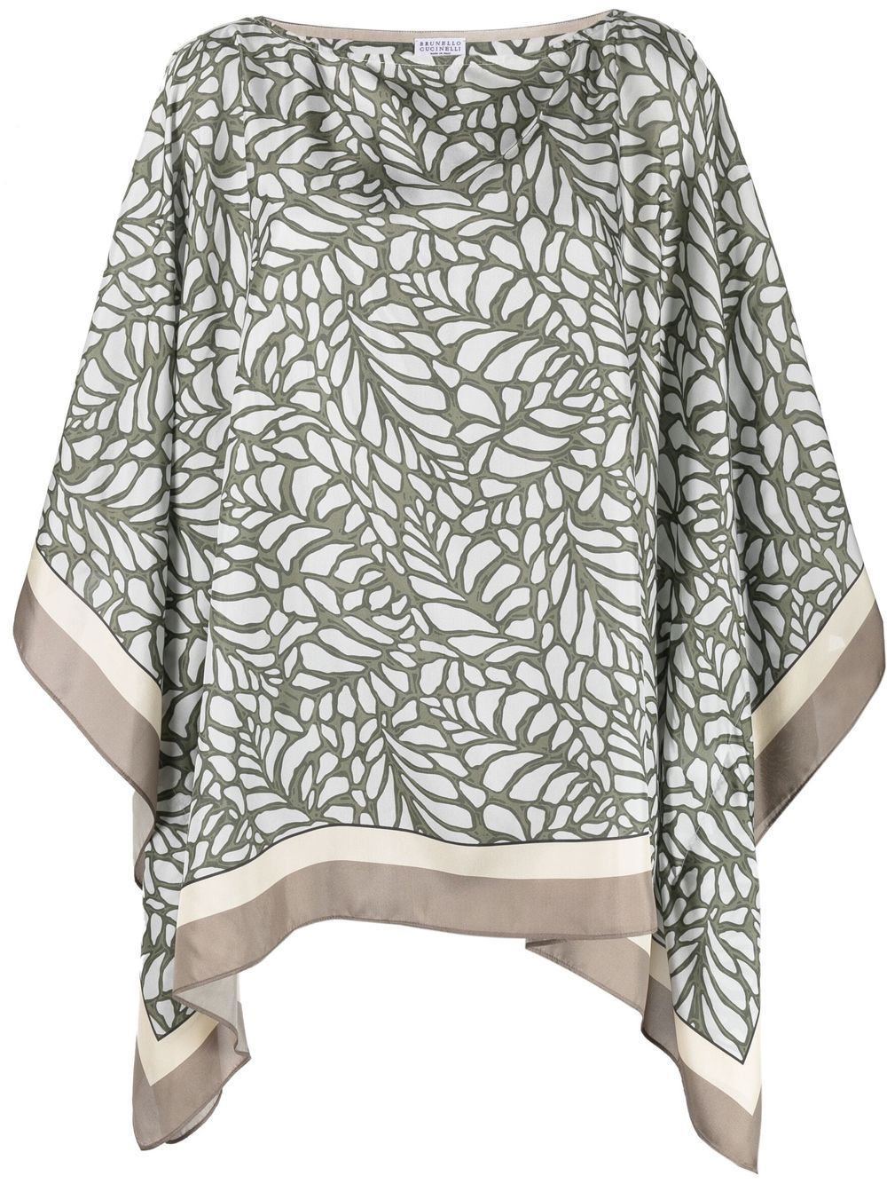 Printed Silk Bloshirt
