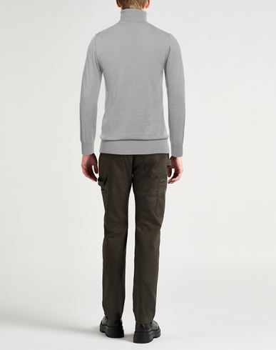 Emporio Armani Man Turtleneck Grey Size 40 Virgin Wool
