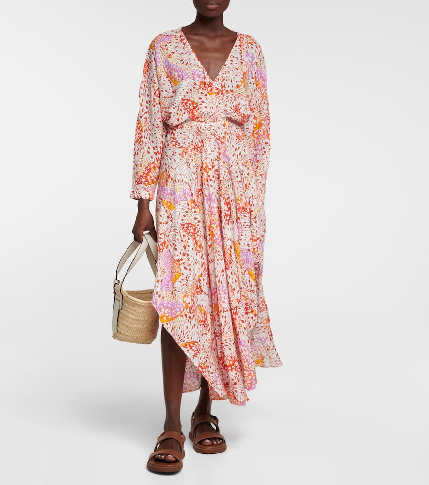 Ilona printed maxi dress
