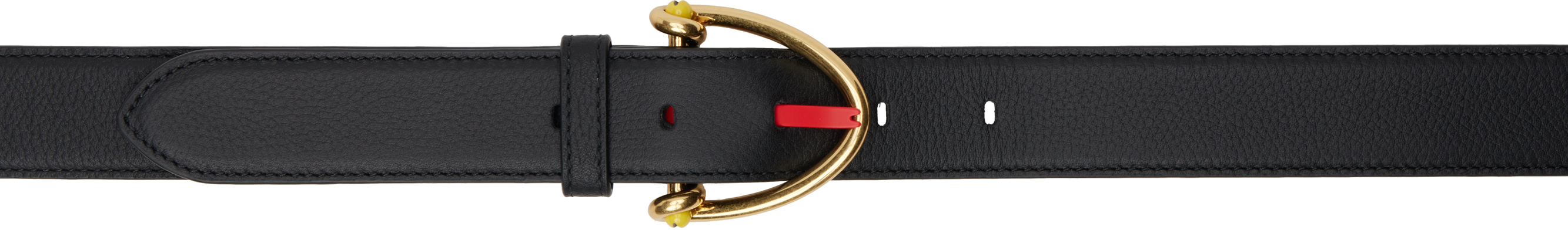 Bottega Veneta Black Snake Belt
