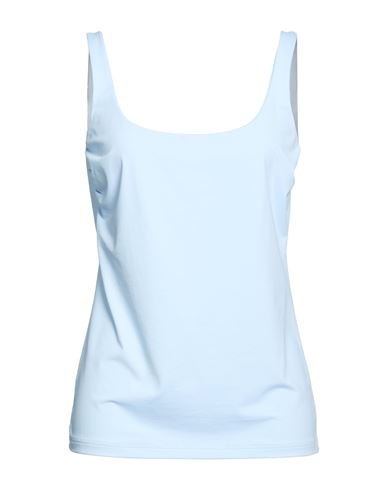 Woman Tank top Sky blue Size S Polyamide, Elastane