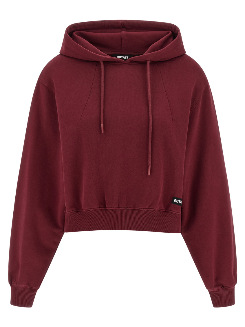 Maroon Terry Back hoodie