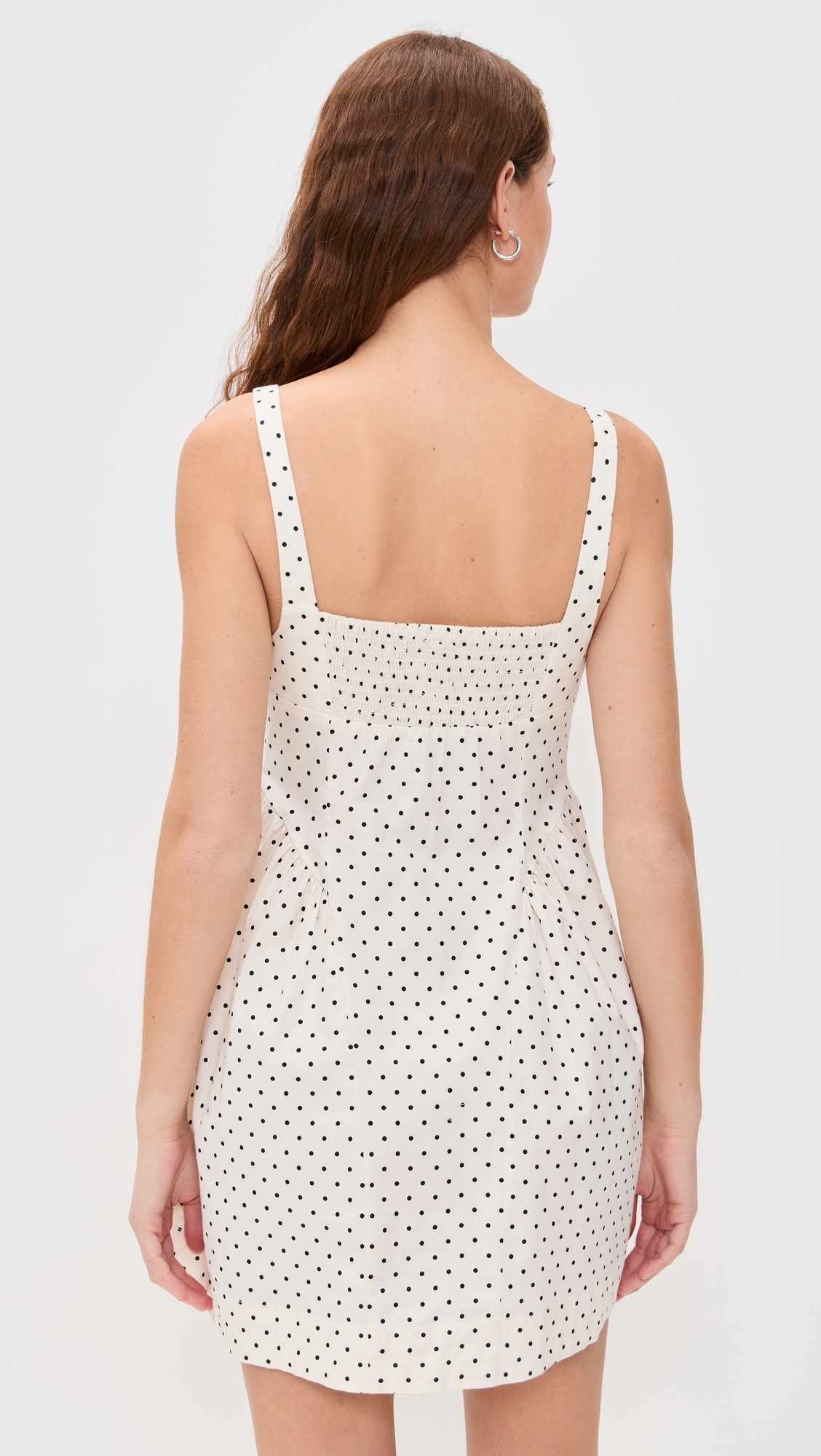 Free People Printed Astrid Mini Dress Ivory Combo