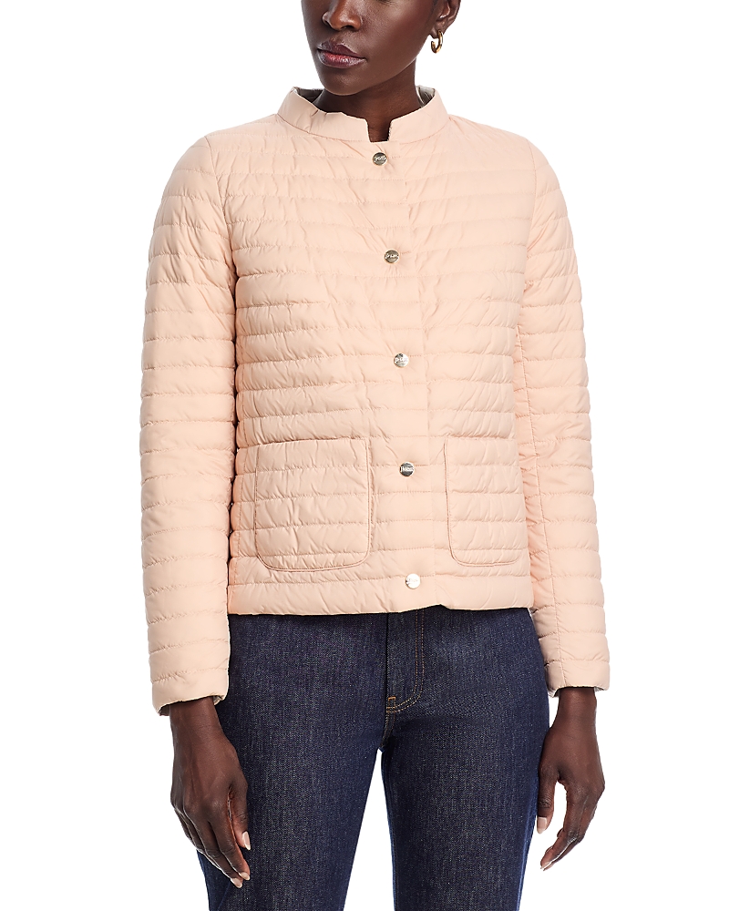 Matte to Shiny Reversible Puffer Coat