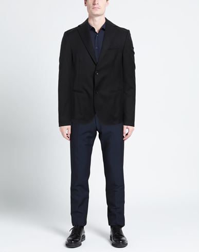 Man Blazer Midnight blue Size 36 Polyester, Viscose, Elastane
