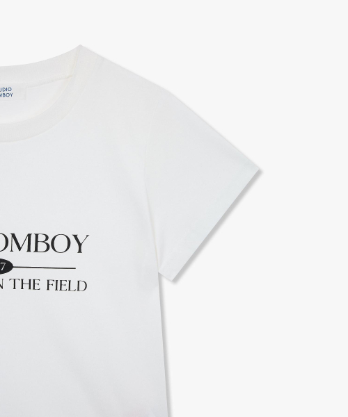 Logo Print Crop T-Shirt _ Off-White 9196222242