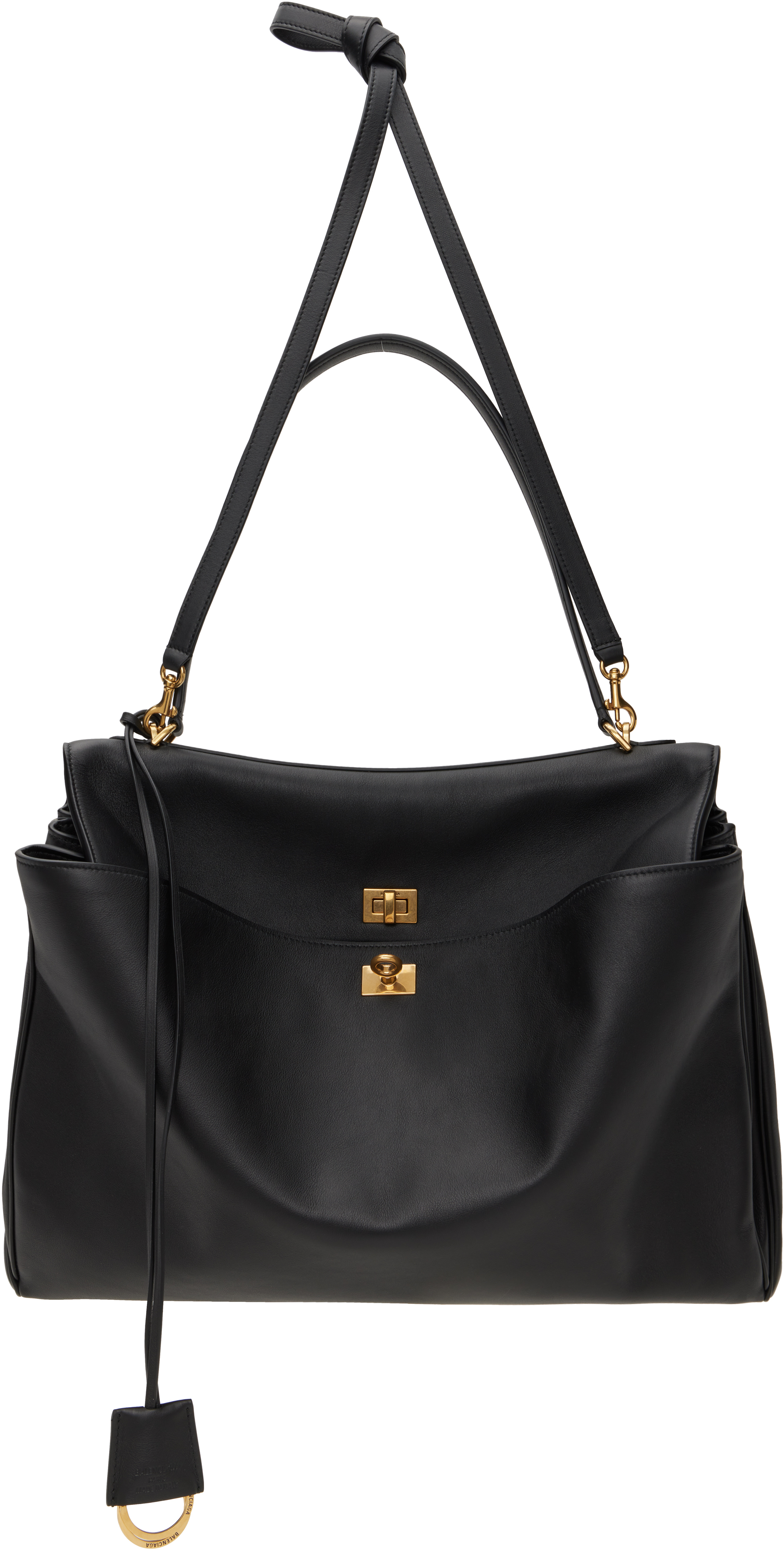 Balenciaga Black Rodeo Large Bag