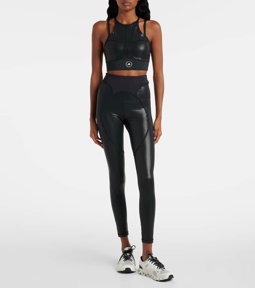 Lamé sports bra