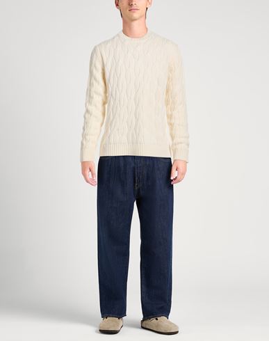Man Sweater Off white Size 44 Virgin Wool