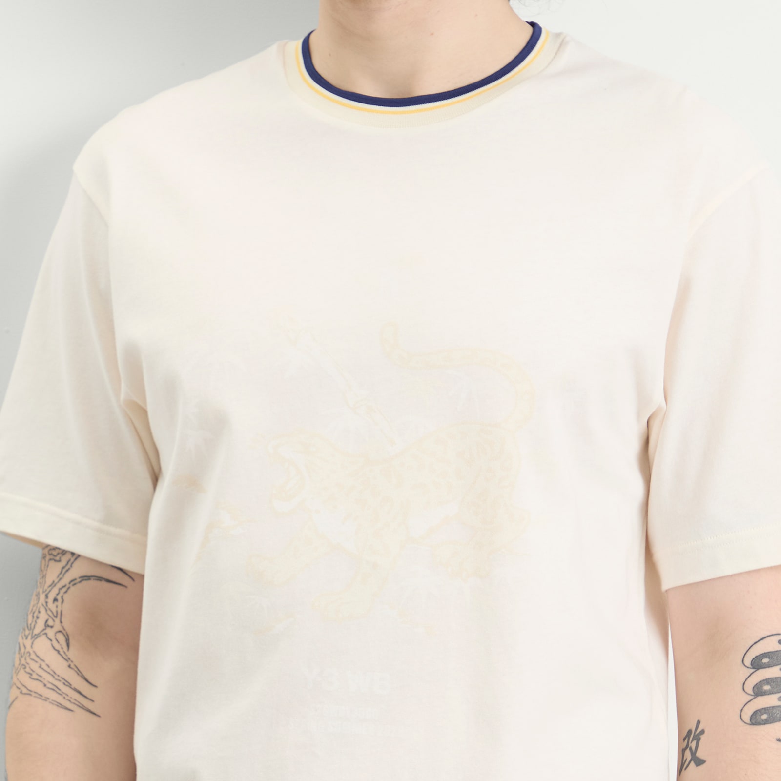Men's Y3 x Wales Bonner Graphic T-Shirt Chalk White