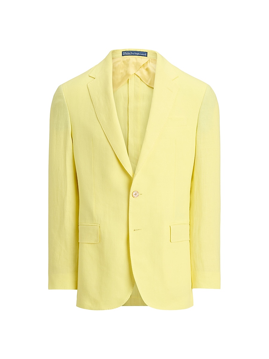 Men's Linen Sport Coat - Summer Yellow