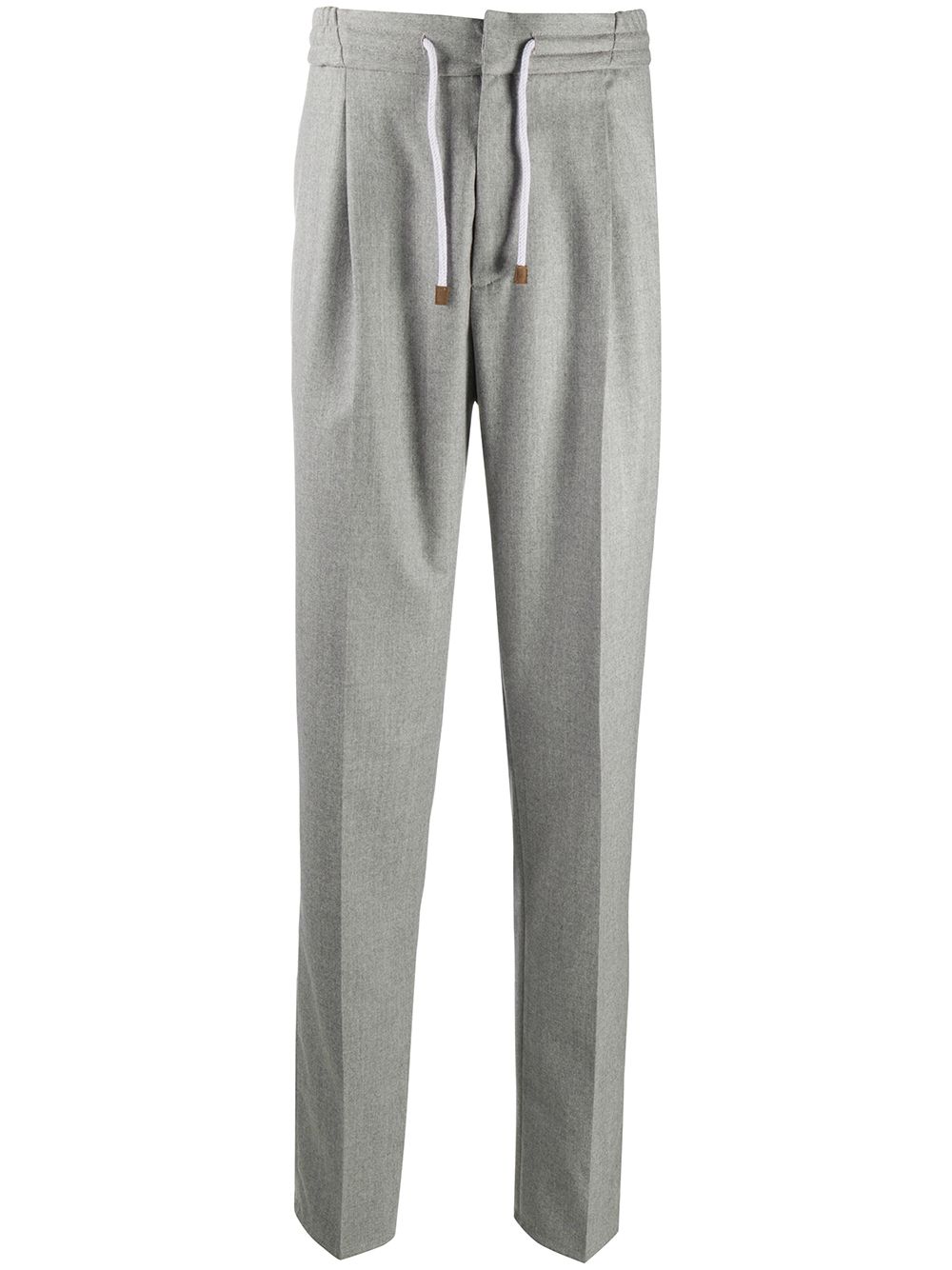 Drawstring waist trousers - Grey