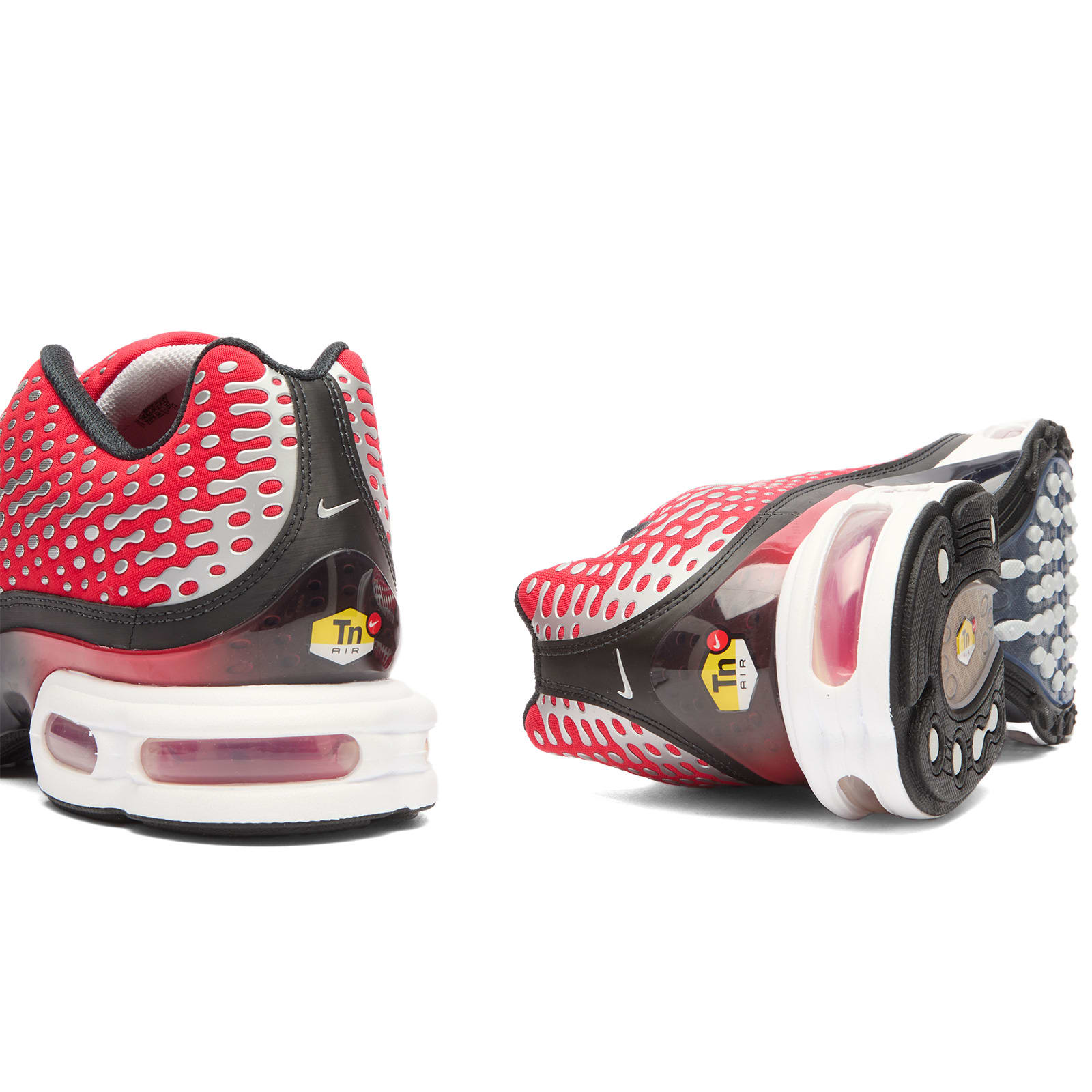 Men's Air Max Plus Vii Sneaker Univ Red/Metallic Silver