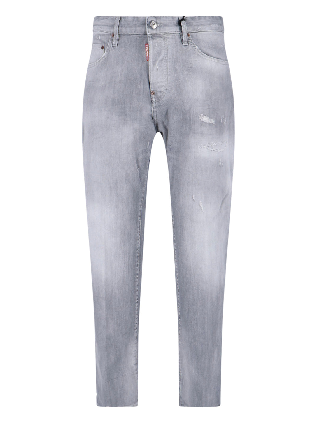 Men's Grey Stretch Cotton Jeans