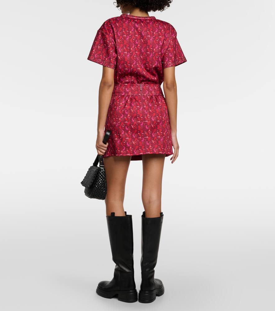 Max Mara Balocco embellished floral midi skirt