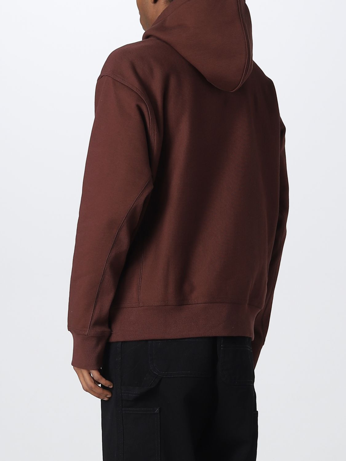 Sweatshirt Men color Burgundy