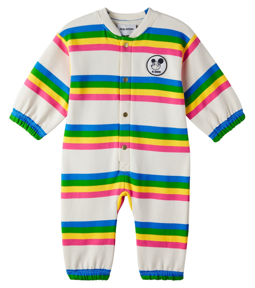 Baby Ritzratz striped cotton jersey jumpsuit