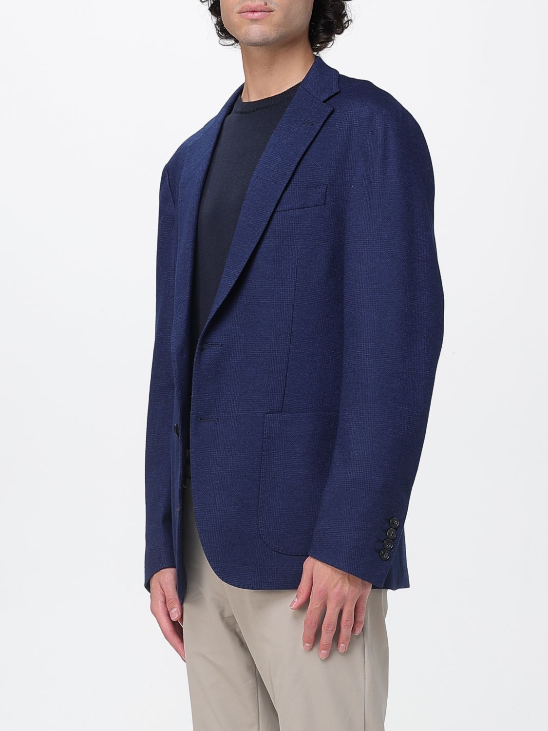 Jacket Men color Blue