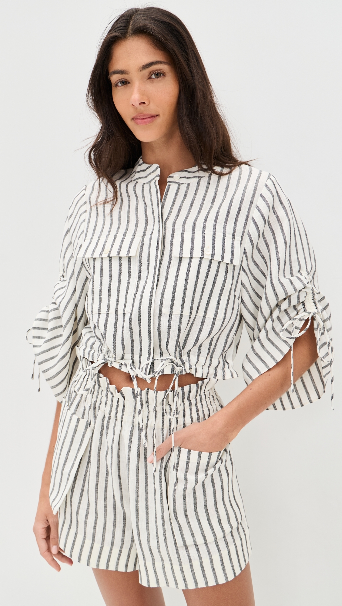Eva Top Black Stripe