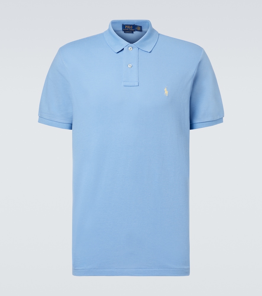 Cotton piqué polo shirt