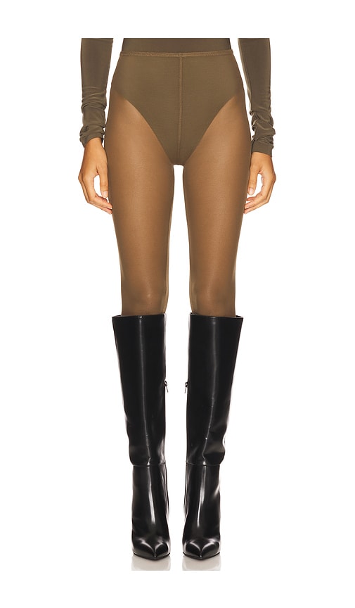 Norma Kamali Legging With Footie in Bark.  XS also in L, M, S