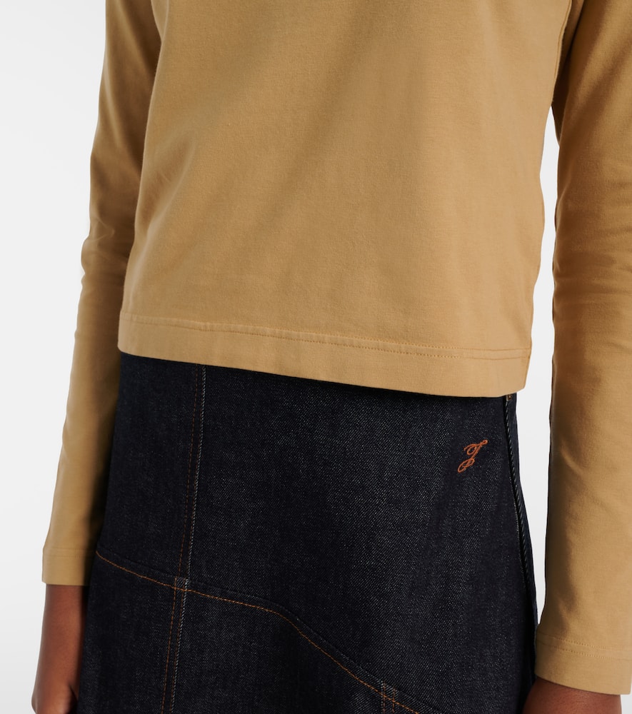 Gros Grain cotton-blend T-shirt
