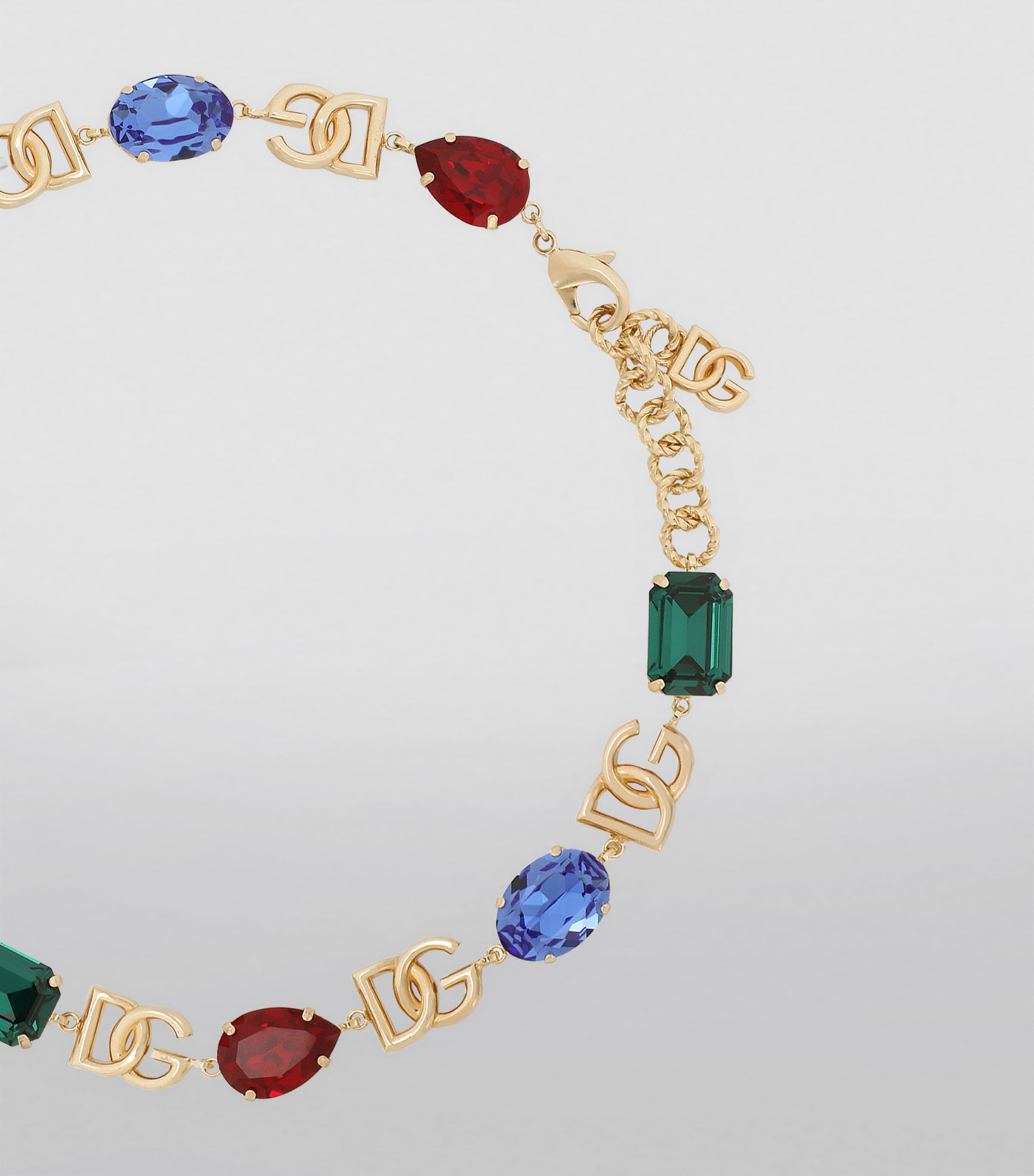 Rhinestone Logo Necklace