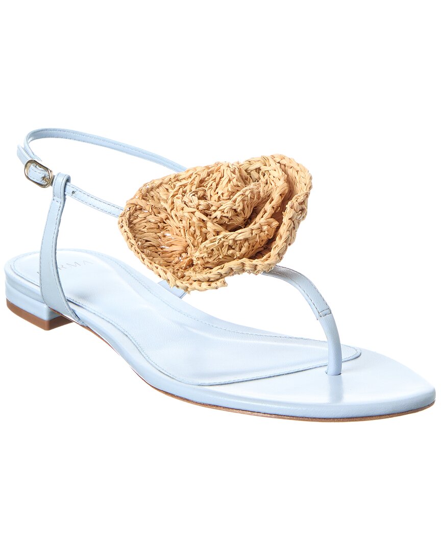 Sadie Flower Leather Flat