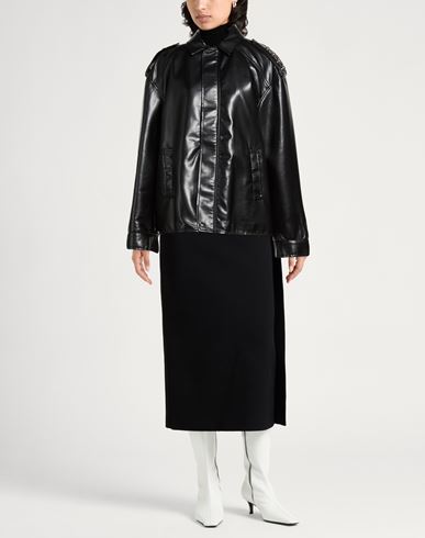 Woman Jacket Black Size M Polyester