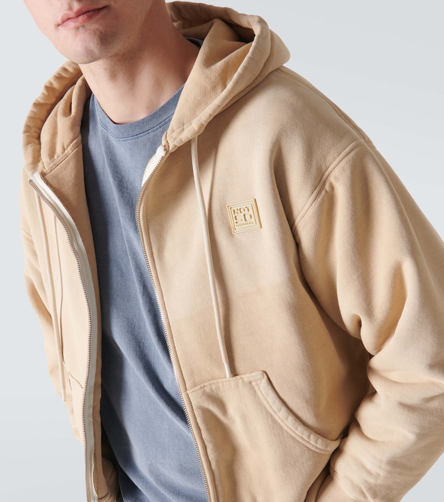 Cotton jersey hoodie