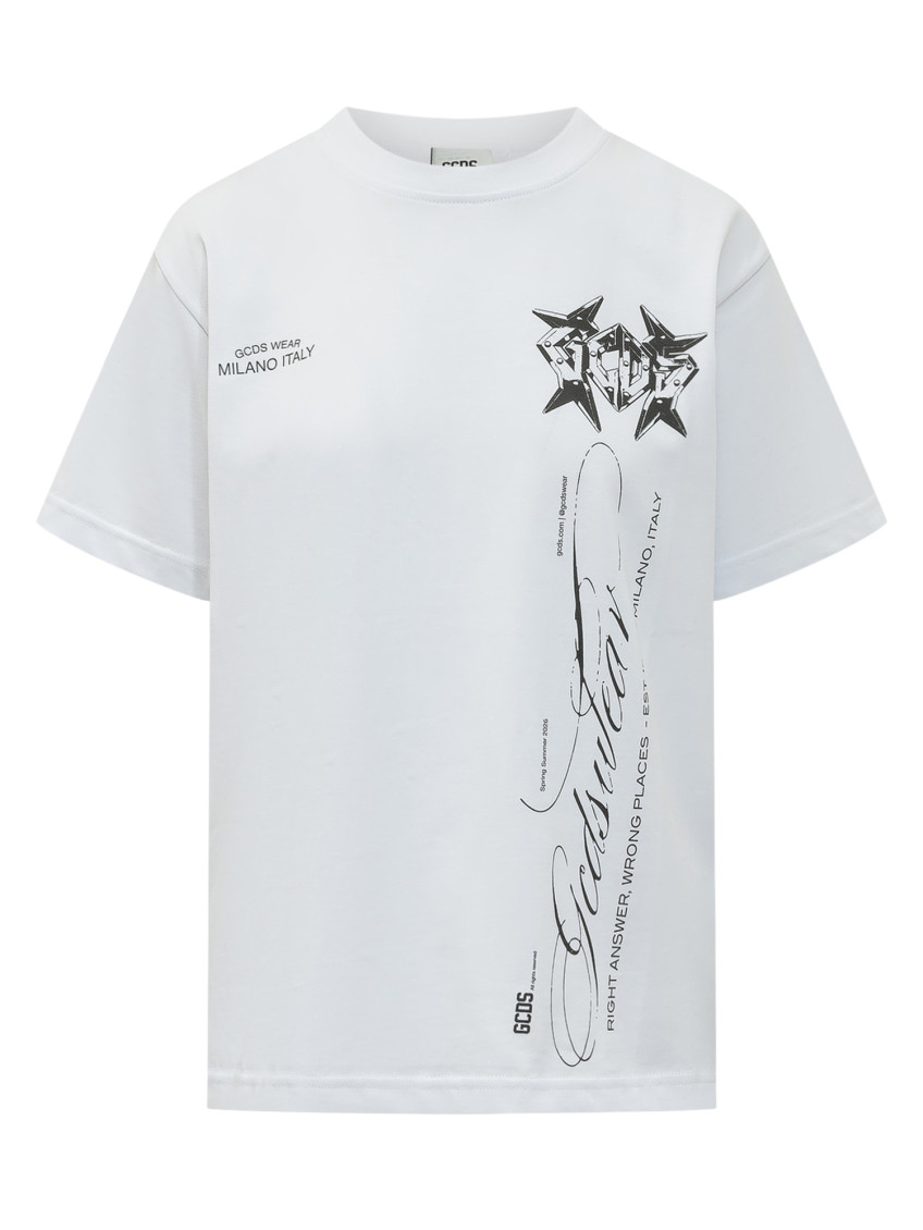 History Print Cotton T-shirt