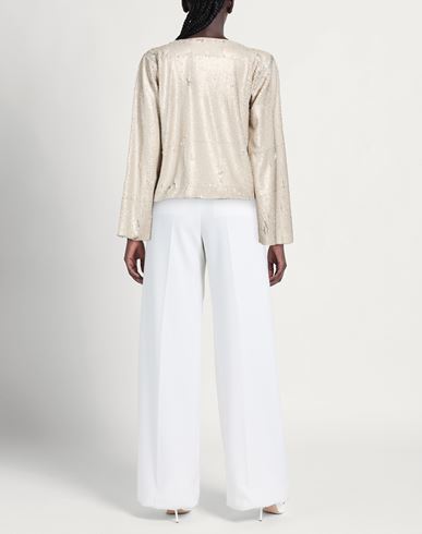 Woman Top Beige Size 10 Polyester