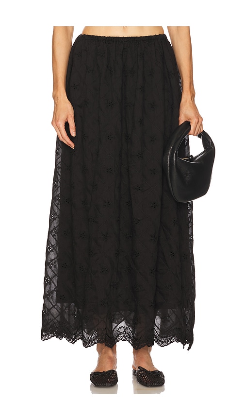 Tularosa Sofiya Maxi Skirt in Black. M. Also in XS