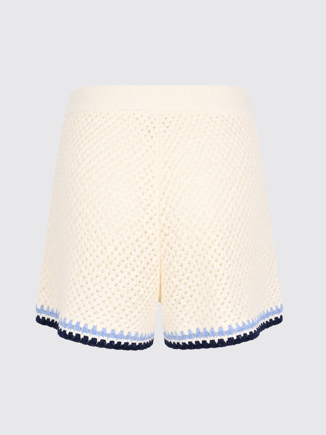 Embroidered shorts - White