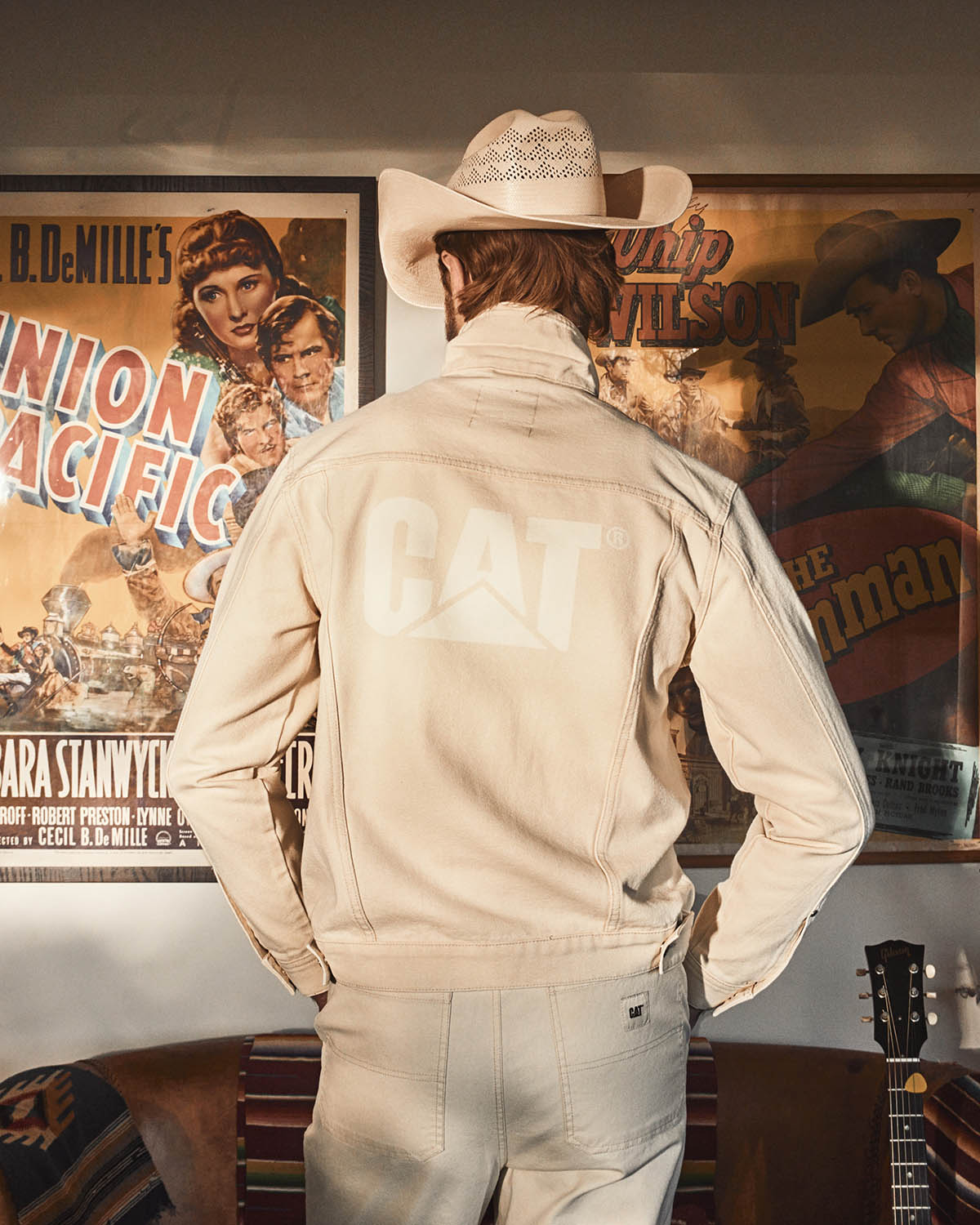 TRUCKER JACKET CAT WWR DESIGNED BY AVERY RANCH CANVAS