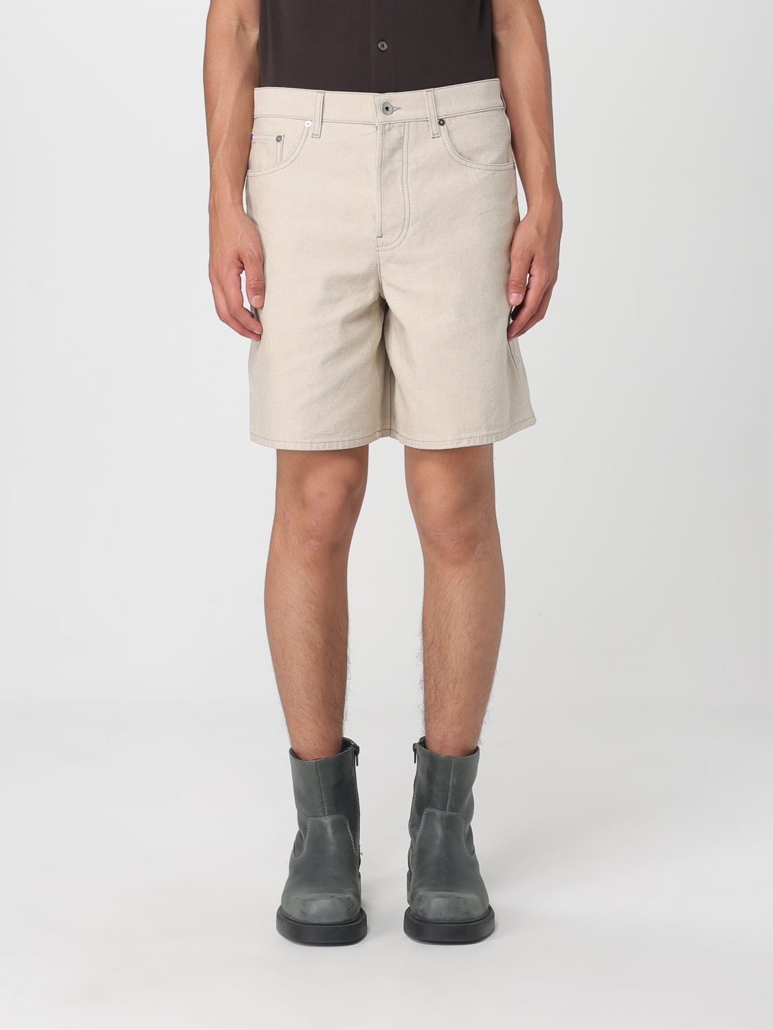 Short Men color Beige