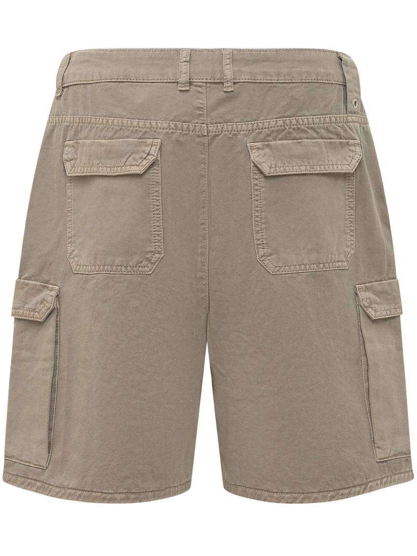 Cotton Cargo Bermuda Shorts