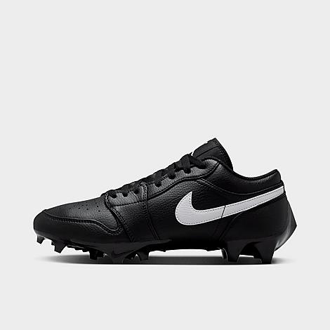 Men's 1 Low TD Football Cleats in Black/White