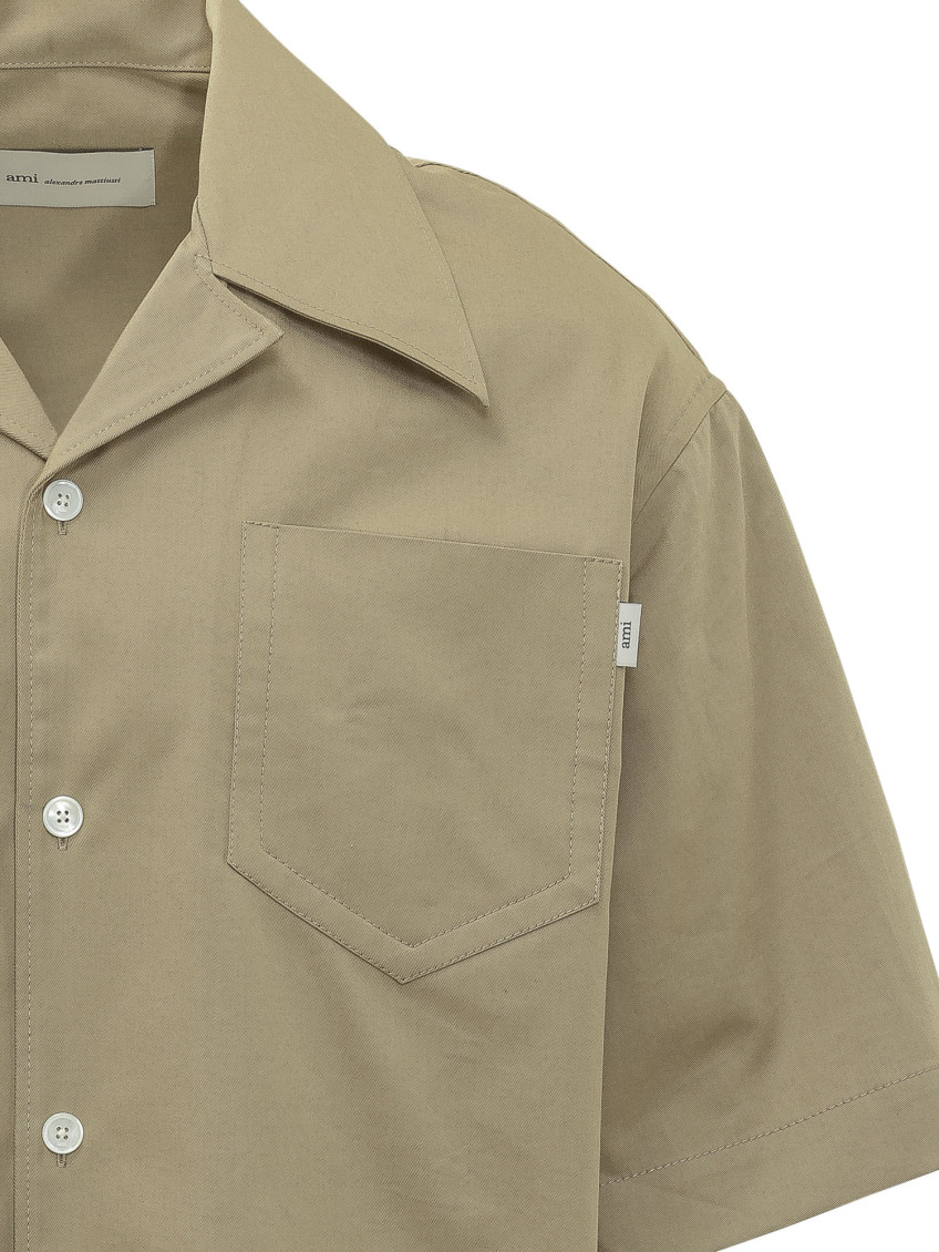 Ami Paris - casual shirt short sleeves chest pocket