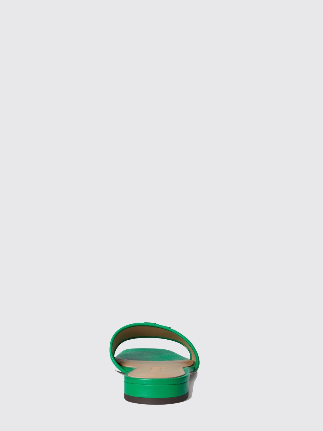 Heeled Sandal Woman color Green