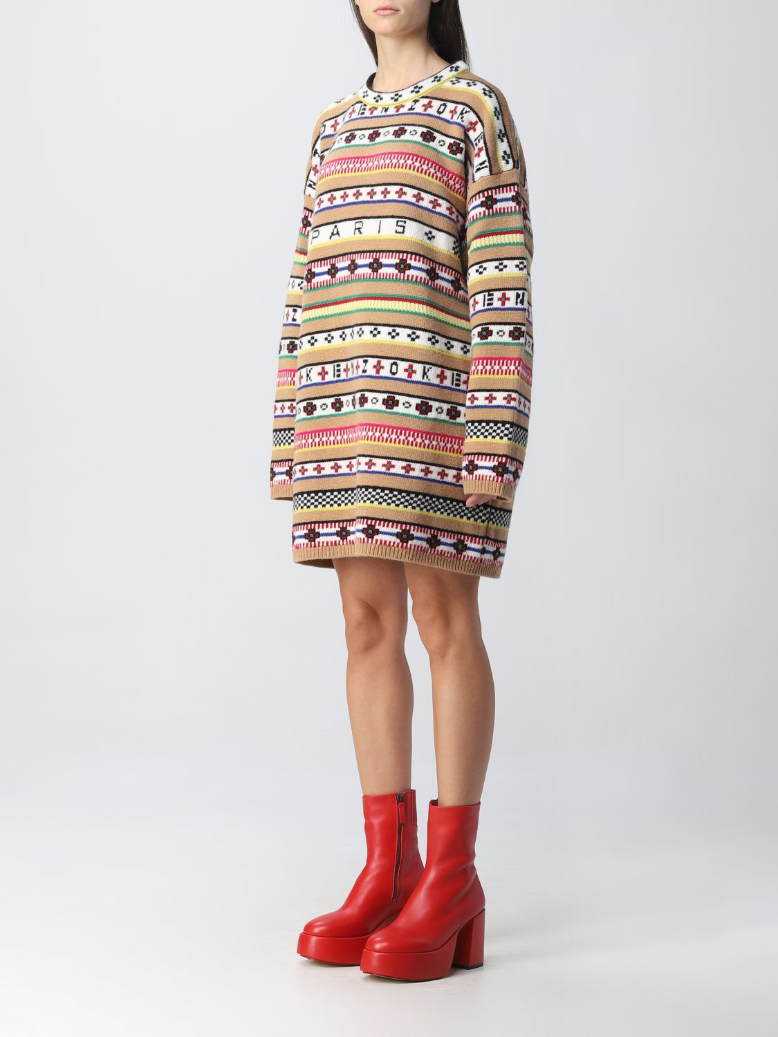 Dress Woman color Beige
